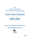 Student Policy Handbook, 2021-2023 by Department of Counseling and Higher Education