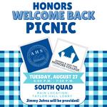 Welcome Back Picnic by Association of Honors Students