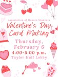 Valentine's Day Card Making by Association of Honors Students