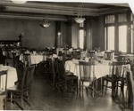 Pemberton Hall Dining Room with New Light Fixtures by University Archives