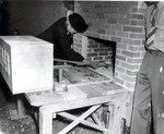 Booth Library, Laying of the Cornerstone by University Archives