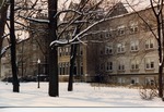 Pemberton Hall in Winter by University Archives