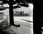 Booth Library in Winter by University Archives