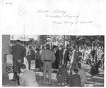 Booth Library, Laying of the Cornerstone by University Archives