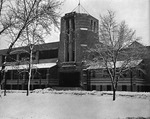Lantz Gymnasium in Winter by University Archives