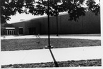 Entrance to the Student Recreation Center by University Archives