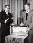 President Quincy V. Doudna and William D. Miner by University Archives