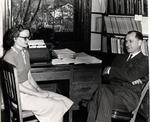 Virginia B. Christian and Harold Marker by University Archives