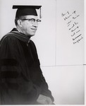 President Quincy V. Doudna in Cap and Gown by University Archives