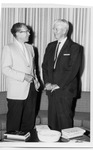 President Quincy V. Doudna with Visitor by University Archives
