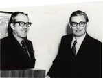 Presidents Quincy V. Doudna and Gilbert C. Fite by University Archives