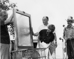 President Daniel Marvin with Wife Maxine, at Farewell Picnic by University Archives