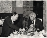 President Daniel Marvin with Max Coffey by University Archives