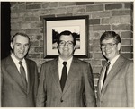 President Daniel Marvin with Terry Bruce by University Archives