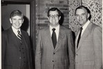 President Daniel Marvin with Terry Bruce by University Archives
