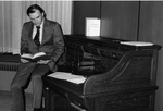 President Daniel Marvin Sitting on President Lord's Desk by University Archives