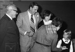 President Daniel Marvin and Family with Well-Wishers After Inauguration by University Archives