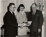 President Robert Guy Buzzard and Others by University Archives