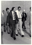 President Daniel Marvin Walking with Governor Jim Thompson by University Archives