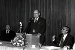 President Robert Guy Buzzard at Diamond Jubilee Luncheon by University Archives