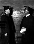 President Quincy V. Doudna and Graduate by University Archives