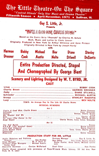 "You're a Good Man, Charlie Brown" by Little Theatre on the Square and