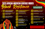 Black Resilience 2023 Poster by Office of Inclusion and Academic Engagement