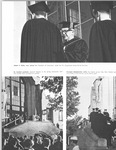 North Façade Graduation (1968 Warbler, pg. 296) by Booth Library
