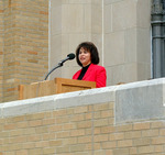 Rededication Ceremony by Booth Library