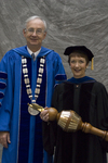 Dr. William L. Perry, President, Dr. Jill F. Nilsen, Commencement marshal