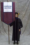 Dr. Anita Shelton, Faculty marshal by Beverly J. Cruse