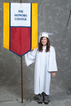 Ms. Angelica M. Bradley, Honors College banner marshal by Beverly J. Cruse