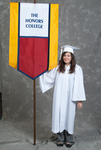 Ms. Angelica M. Bradley, Honors College banner marshal by Beverly J. Cruse