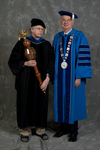 Dr. Andrew D. McNitt, Commencement marshal, Dr. William L. Perry, President by Beverly J. Cruse