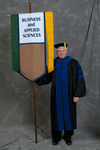 Dr. Richard F. Wilkinson, Faculty marshal by Beverly J. Cruse