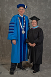Dr. William L. Perry, President, Ms. Donna K. Martin, Charge to the class by Beverly J. Cruse