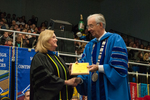 Dr. Kathlene S. Shank, Luis Clay Mendez Distinguished Service Award, Dr. William L. Perry, President by Beverly J. Cruse