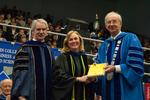 Dr. Blair M. Lord, Provost and Vice President for Academic Affairs, Dr. Kathlene S. Shank, Luis Clay Mendez Distinguished Service Award, Dr. William L. Perry, President by Beverly J. Cruse