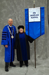 Dr. William L. Perry, President, Dr. Melody L. Wollan, Faculty Marshal by Beverly J. Cruse