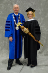 Dr. William L. Perry, President, Dr. Lynne E. Curry, Commencement Marshal by Beverly J. Cruse