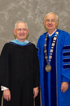 Mr. Timothy Burke, Commencement Speaker, Dr. William Perry, University President by Beverly J. Cruse