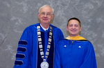 Dr. William Perry, University President, Mr. David Closson, Student Speaker by Beverly J. Cruse