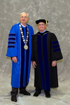 Dr. William Perry, University President, Dr. Andrew S. Methven, 2015 Luis Clay Mendez Distinguished Service Award Recipient by Beverly J. Cruse