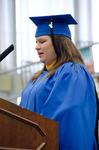 Ms. Brittany Zaring, Student Speaker by Beverly J. Cruse