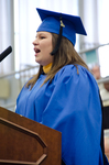 Ms. Brittany Zaring, Student Speaker by Beverly J. Cruse