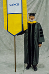 Dr. Belayet Kahn, Faculty Marshal by Beverly J. Cruse