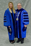 Ms. Catie Witt - BOT Student Representative, Dr. David M. Glassman, University President by Beverly J. Cruse