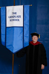 Dr. Jeanne Okrasinski , faculty marshal by Beverly Cruse