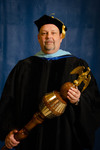 Dr. Cliff Karnes, Commencement marshal by Beverly Cruse