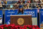 Ms. Victoria McDonald, Our student speaker by Beverly Cruse
